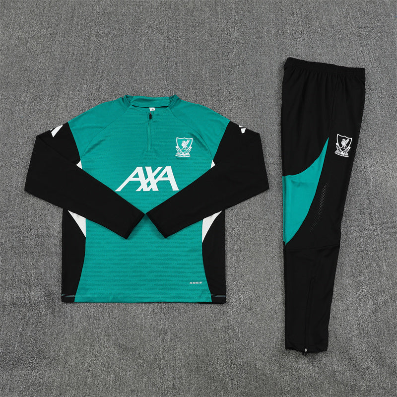 Liverpool Tracksuit-Green and Black