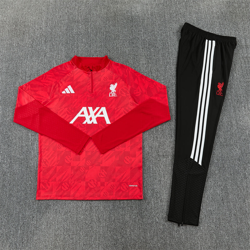 Liverpool Tracksuit-Red and Black
