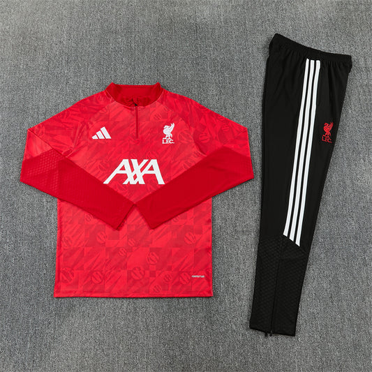 Liverpool Tracksuit-Red and Black