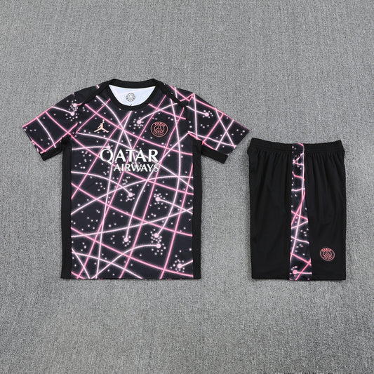 PSG Shorts Set-Pink and Black