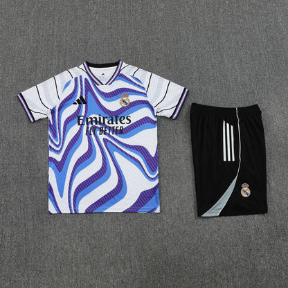 Real Madrid Shorts Set-White, Blue and Black