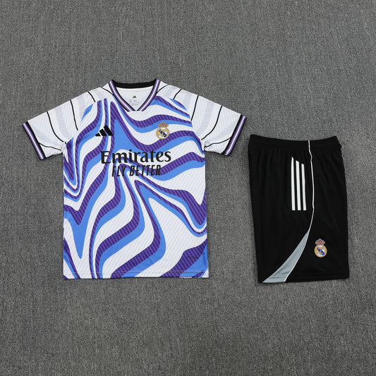 Real Madrid Shorts Set-White, Blue and Black