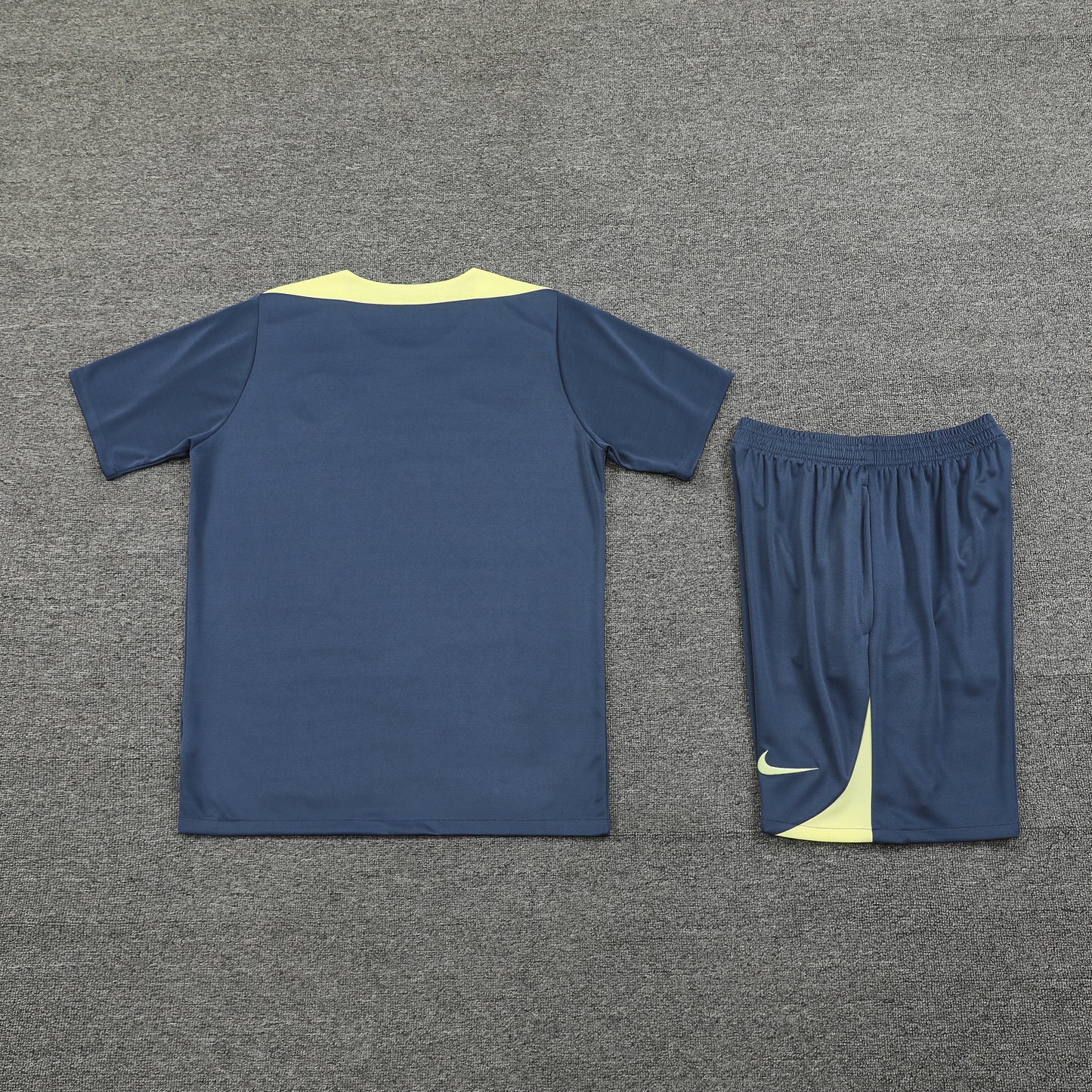 Club America Shorts Set-Grey and Yellow