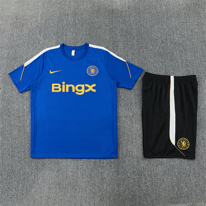 Chelsea Shorts Set-Dark Blue and Black