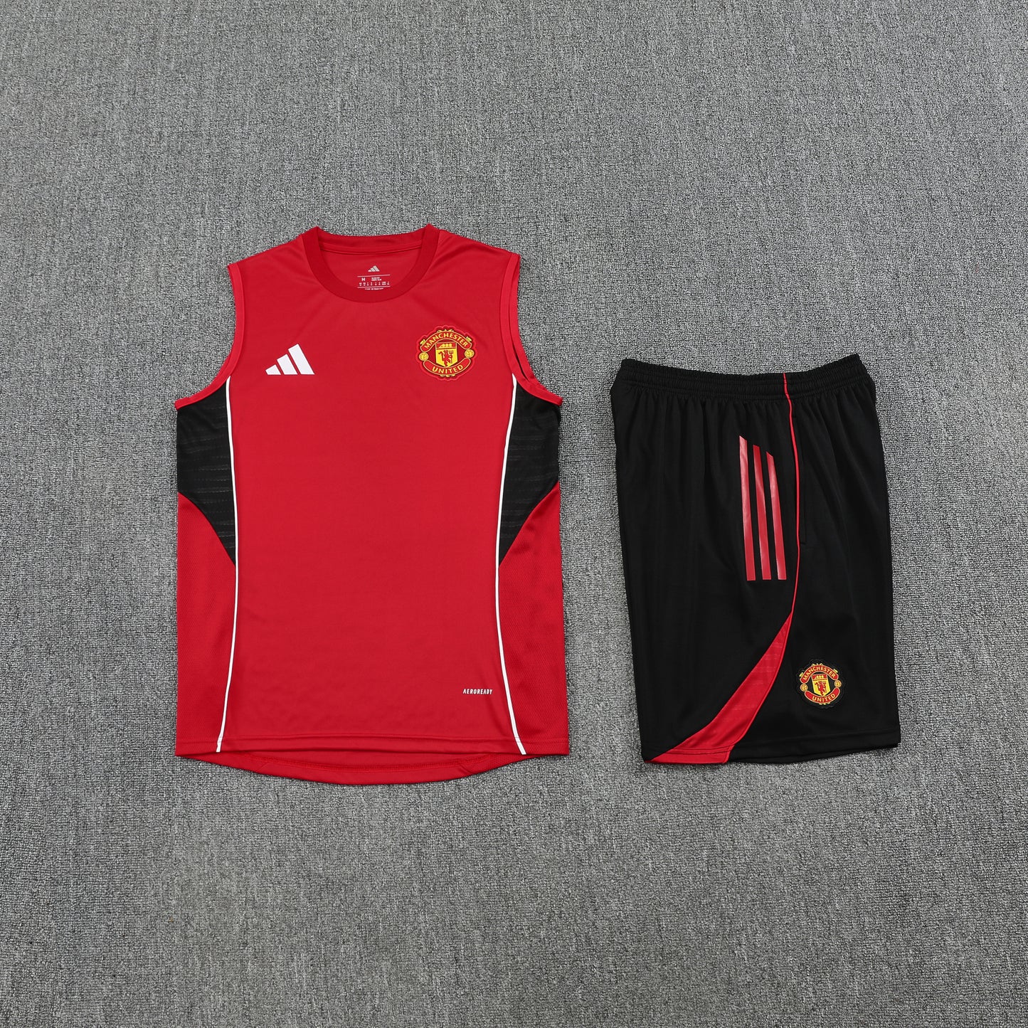 Manchester United Vest Set-Red and Black