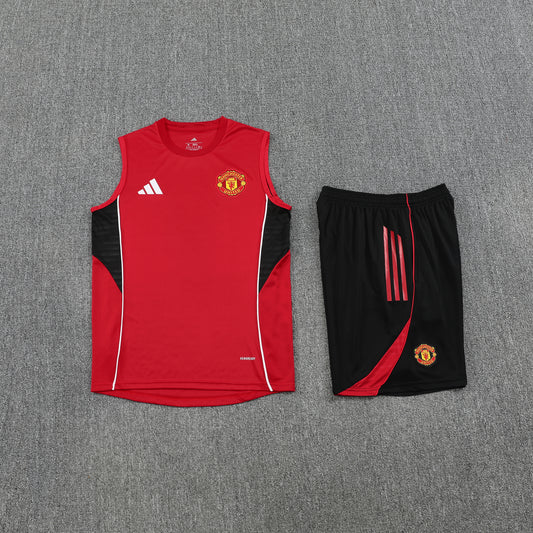 Manchester United Vest Set-Red and Black