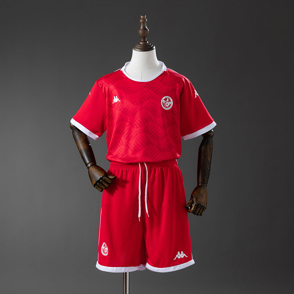 Tunisia 2026 Home Kids Kit Jersey