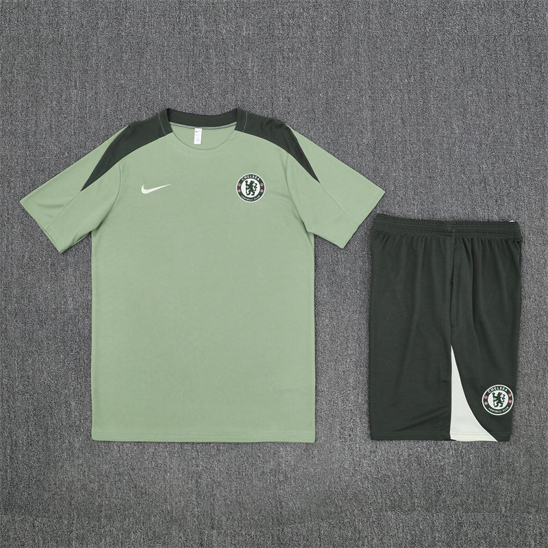 Chelsea Shorts Set-Green and Dark Green