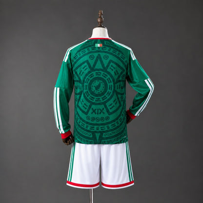 Mexico 2026 Home Long-Sleeve Kids Kit