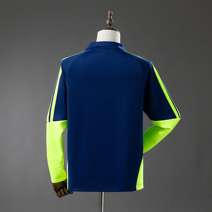 Scotland 2026 Training Top Navy Blue & Fluorescent Green