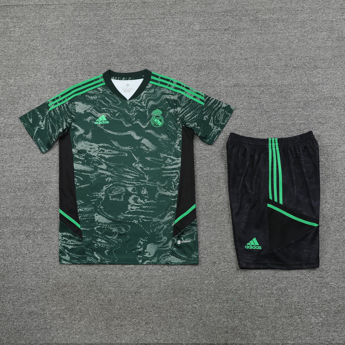 Real Madrid Shorts Set-Dark Green and Black