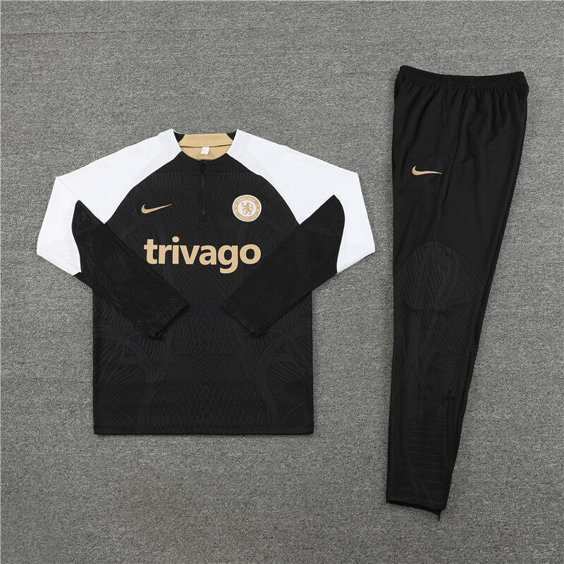 Chelsea Tracksuit-Black and White