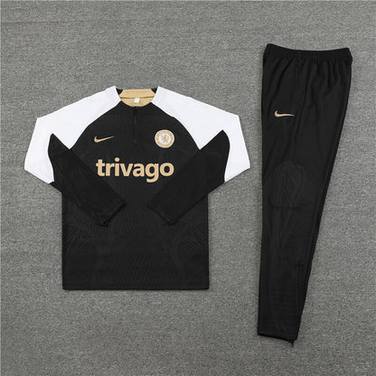 Chelsea Tracksuit-Black and White