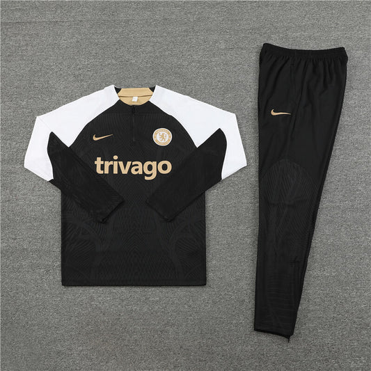 Chelsea Tracksuit-Black and White