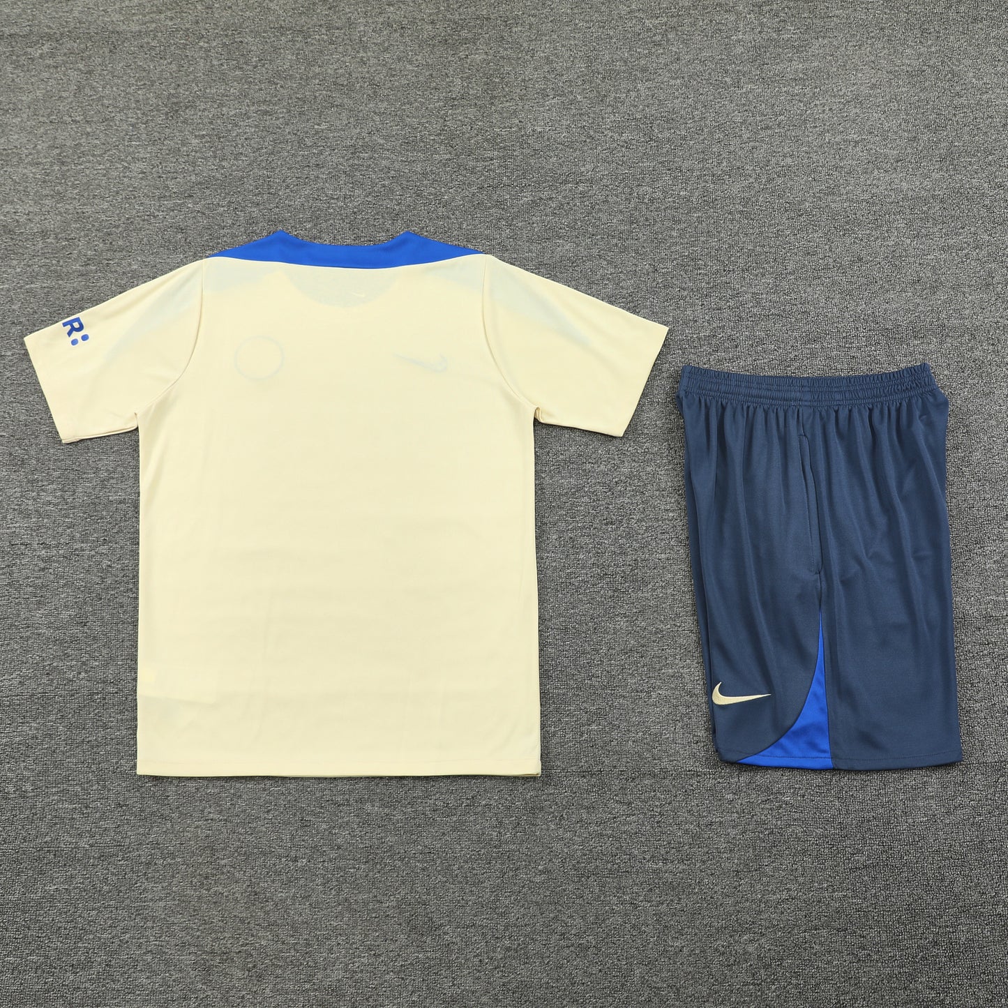Inter Milan Shorts Set-Cream and Grey