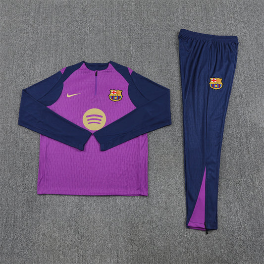 Barcelona Tracksuit-Purple and Navy Blue