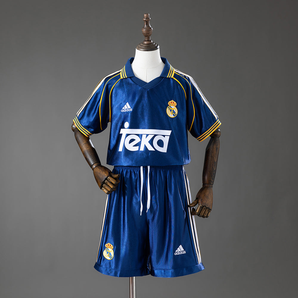Real Madrid 98/00 Third Away Retro Kids Kit