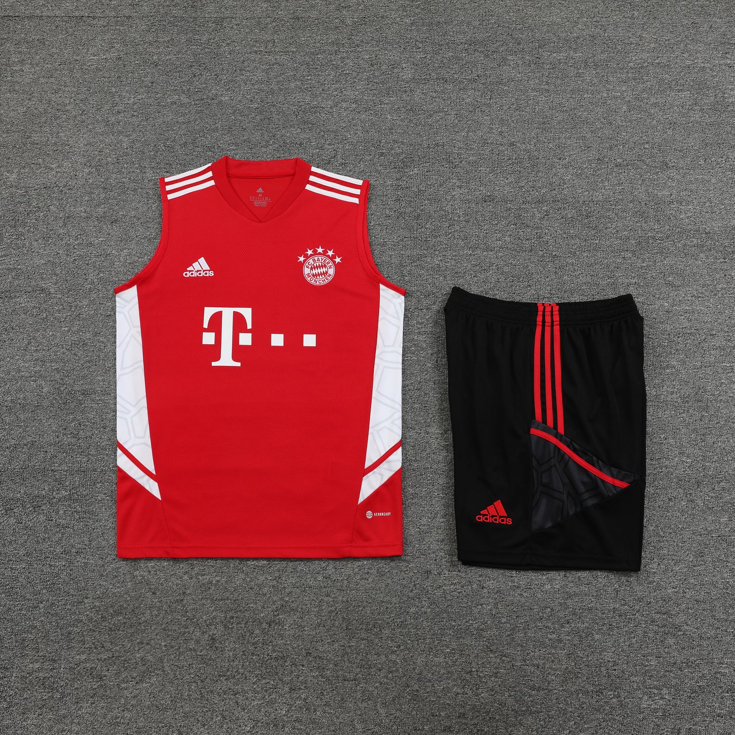 FC Bayern Munich Vest Set-Red and Black