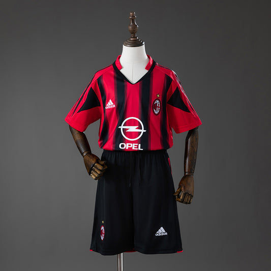 AC Milan 04/05 Home Retro Kids Kit