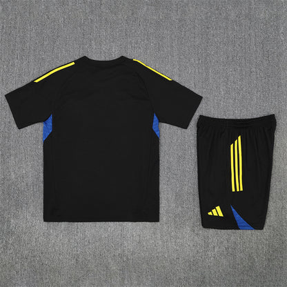 Manchester United Shorts Set-Black and Yellow