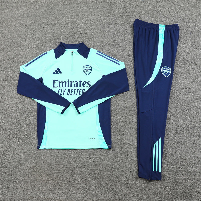 Arsenal Tracksuit-Light Blue and Navy Blue
