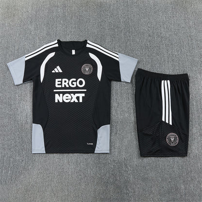 Inter Miami Shorts Set-Black and Grey