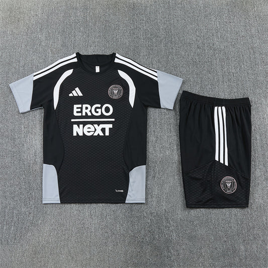 Inter Miami Shorts Set-Black and Grey