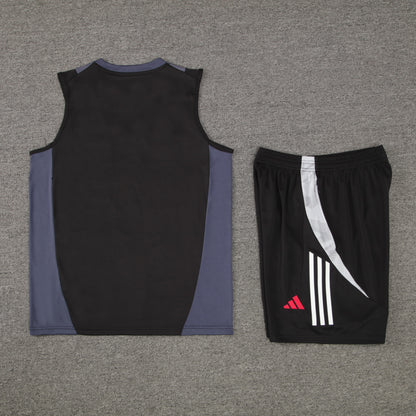 Manchester United Vest Set-Black and Grey