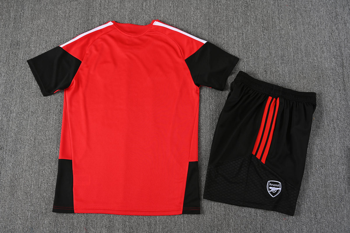 Arsenal Shorts Set-Red and Black