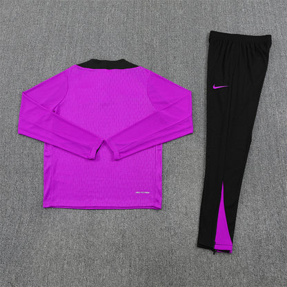 England Tracksuit-Purple and Black