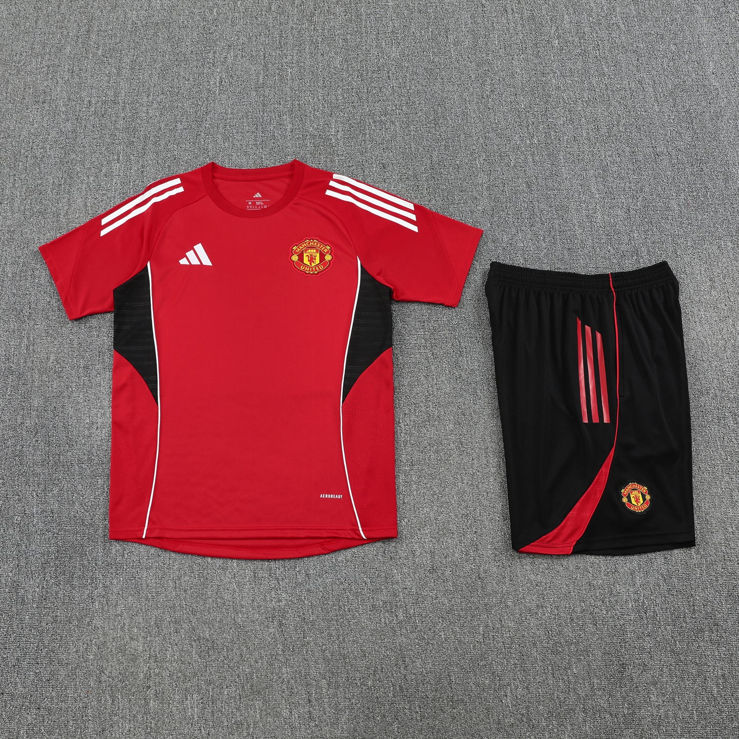 Manchester United Shorts Set-Red and Black