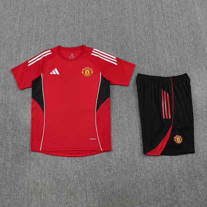 Manchester United Shorts Set-Red and Black