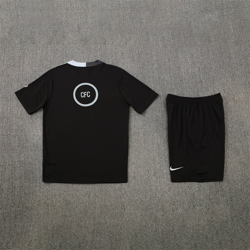 Chelsea Shorts Set-Black and White