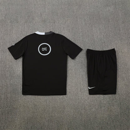Chelsea Shorts Set-Black and White