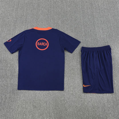 Barcelona Shorts Set-Blue and Navy Blue
