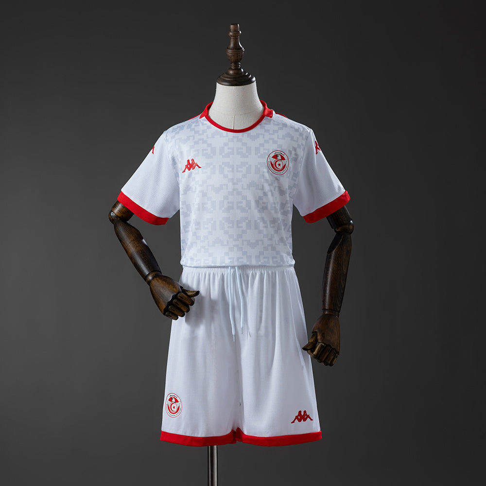 Tunisia 2026 Away Kids Kit Jersey