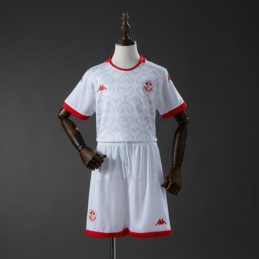 Tunisia 2026 Away Kids Kit Jersey
