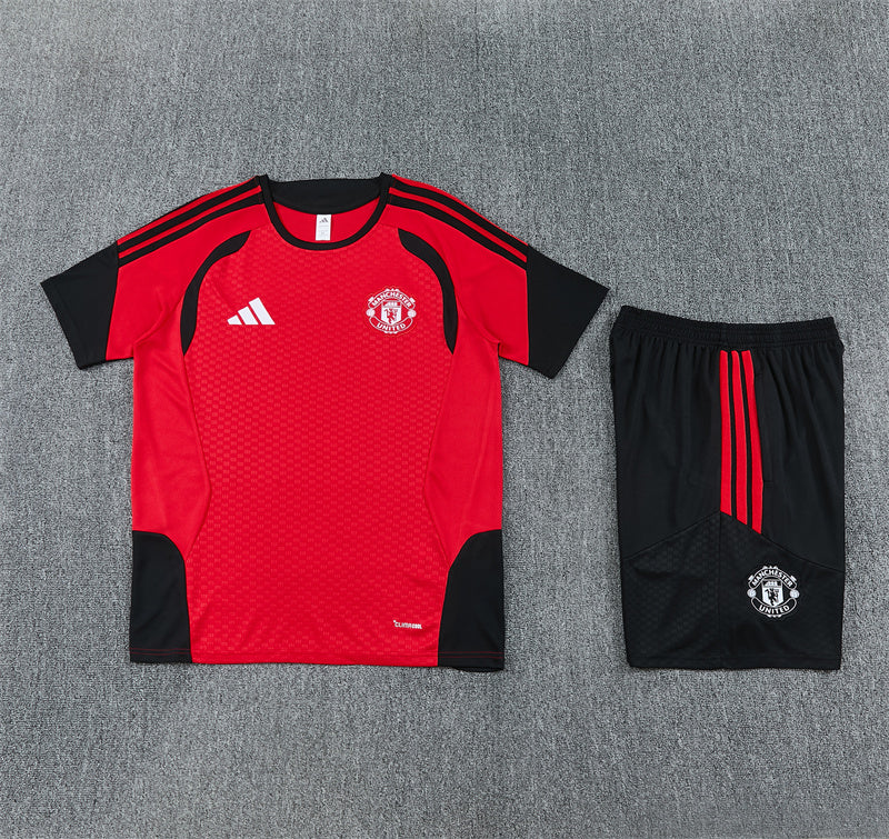 Manchester United Shorts Set-Red and Black