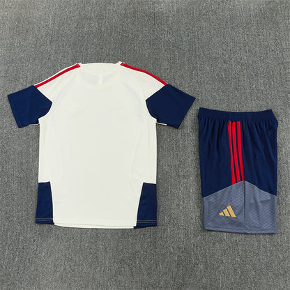 FC Bayern Munich Shorts Set-Cream and Navy Blue