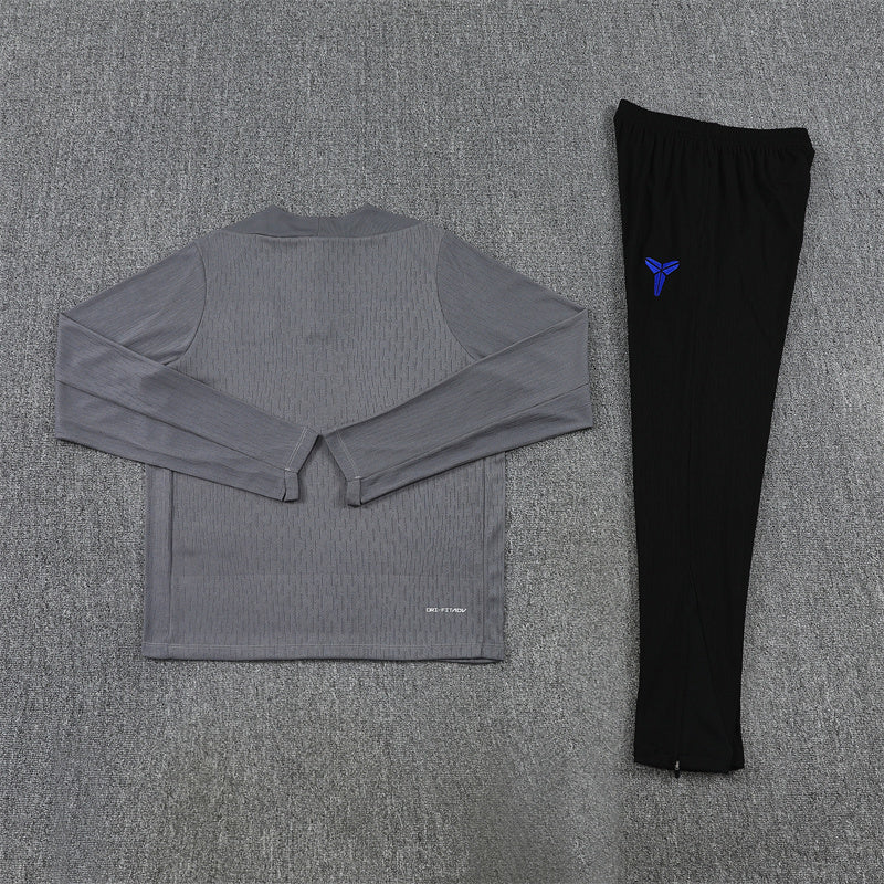 Barcelona Tracksuit-Dark Grey and Black