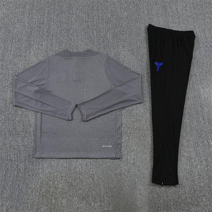Barcelona Tracksuit-Dark Grey and Black