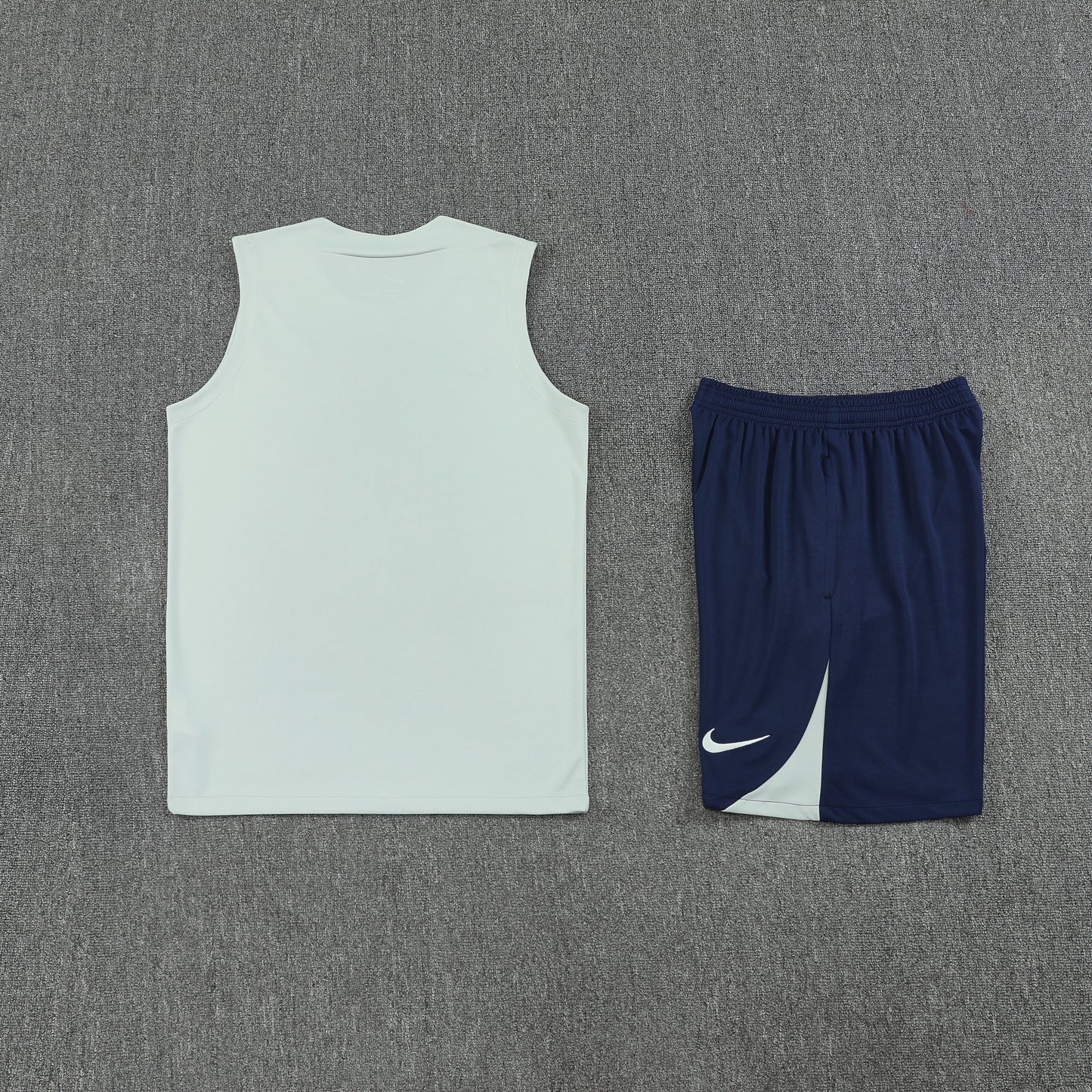 Inter Milan Vest Set-Light Green and Navy Blue