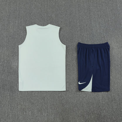 Inter Milan Vest Set-Light Green and Navy Blue