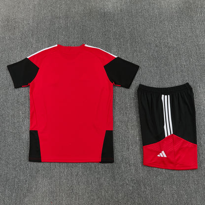 Germany Shorts Set-Red and Black