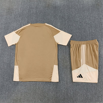 Arsenal Shorts Set-Brown and Cream