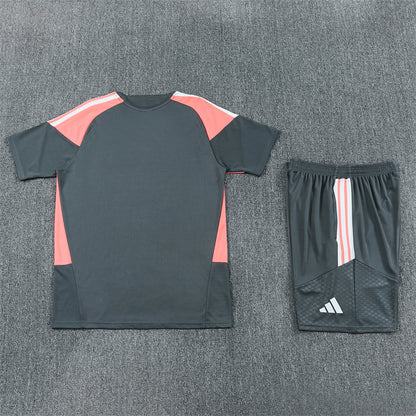 Real Madrid Shorts Set-Grey and Orange