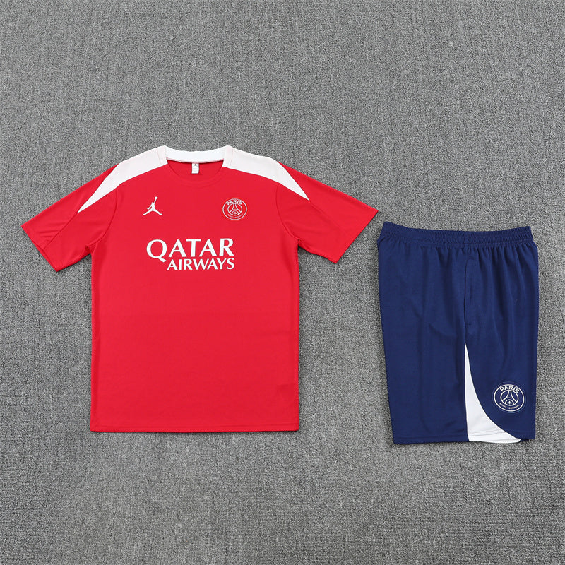 PSG Shorts Set-Red and Navy Blue