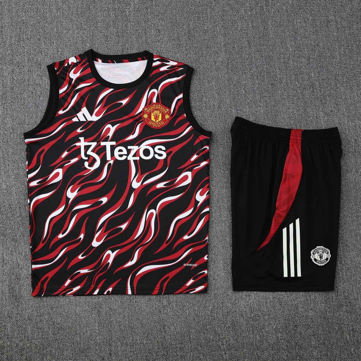 Manchester United Vest Set-Red and Black