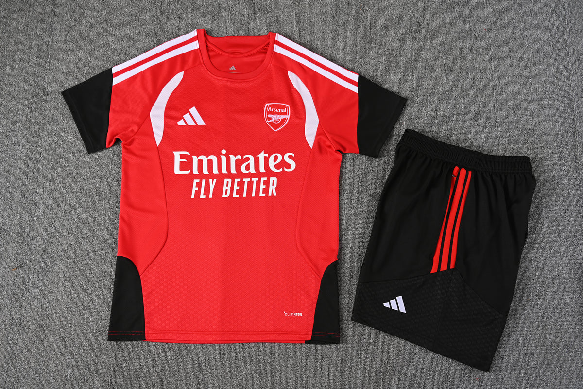 Arsenal Shorts Set-Red and Black