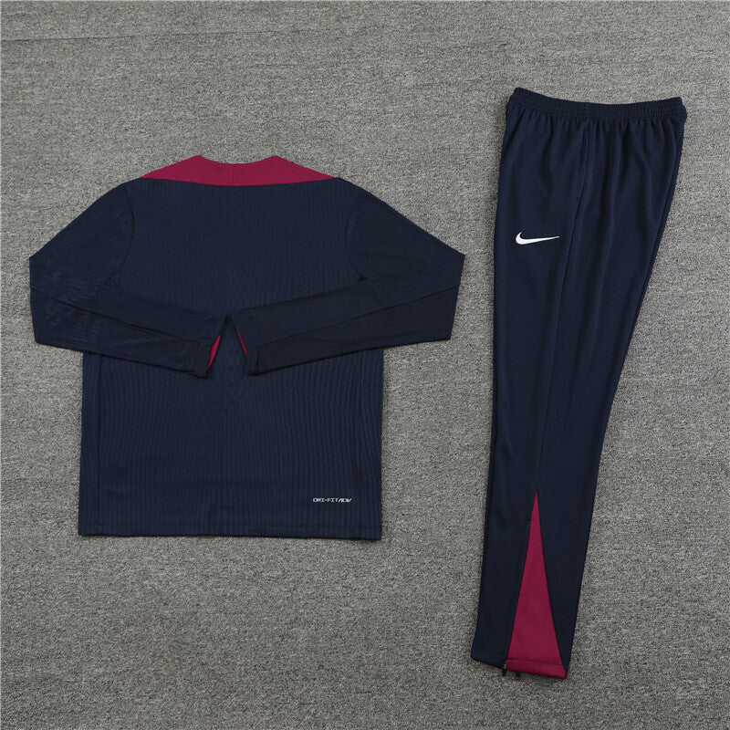 England Tracksuit-Navy Blue and Maroon